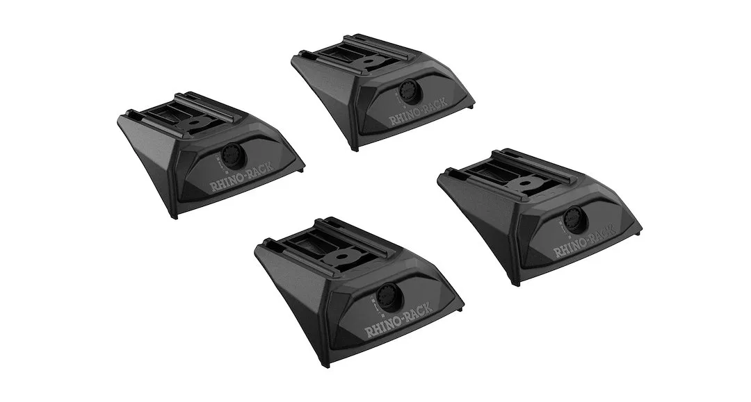 RX300H-4 – RHINO RACK Roof Rack Cross Bar Mounting Kit, For Use Vehicles Factory Fix Mount Points to Mount Rhino-Rack...